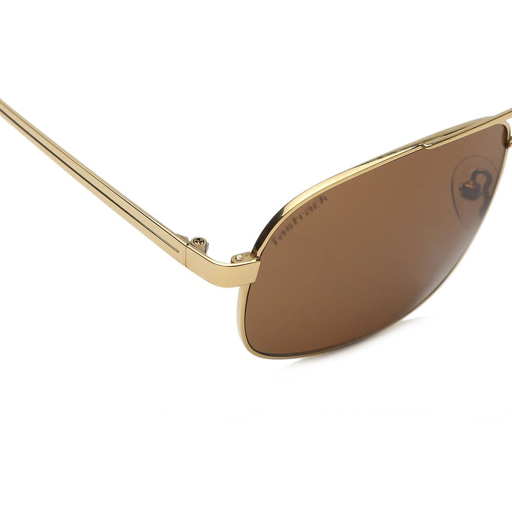 Gold Navigator Unisex Sunglasses(M243BR4T)