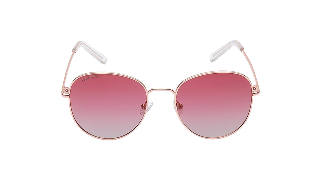 Gold Round Rimmed Sunglasses From Fastrack(M255PK10P)