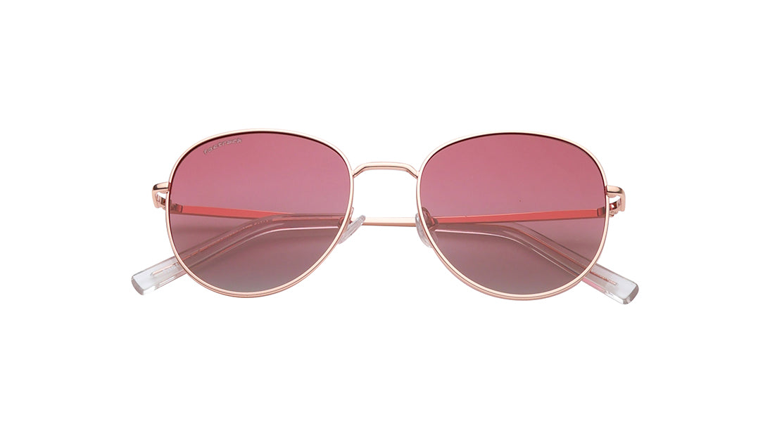 Gold Round Rimmed Sunglasses From Fastrack(M255PK10P)