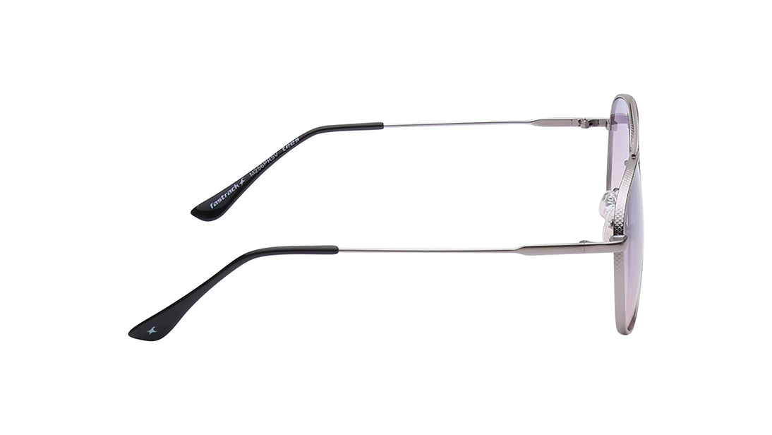 Grey Aviator Rimmed Sunglasses From Fastrack(M256PR5)