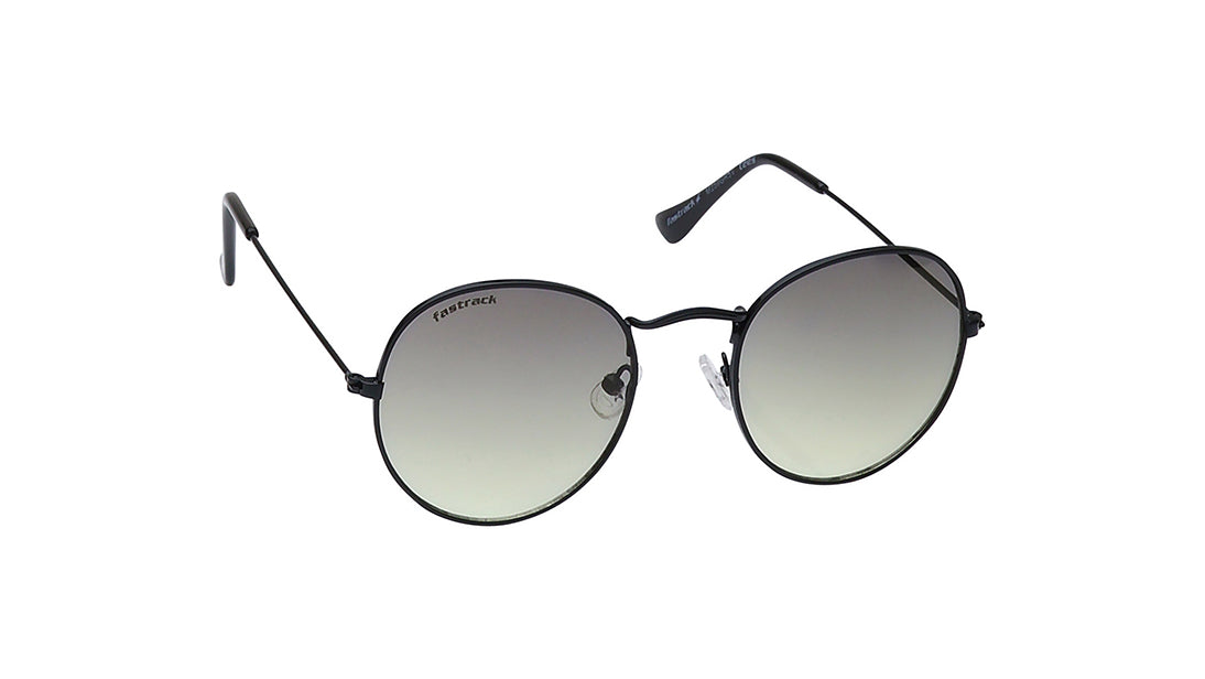 Black Round Rimmed Sunglasses From Fastrack(M259GR5)
