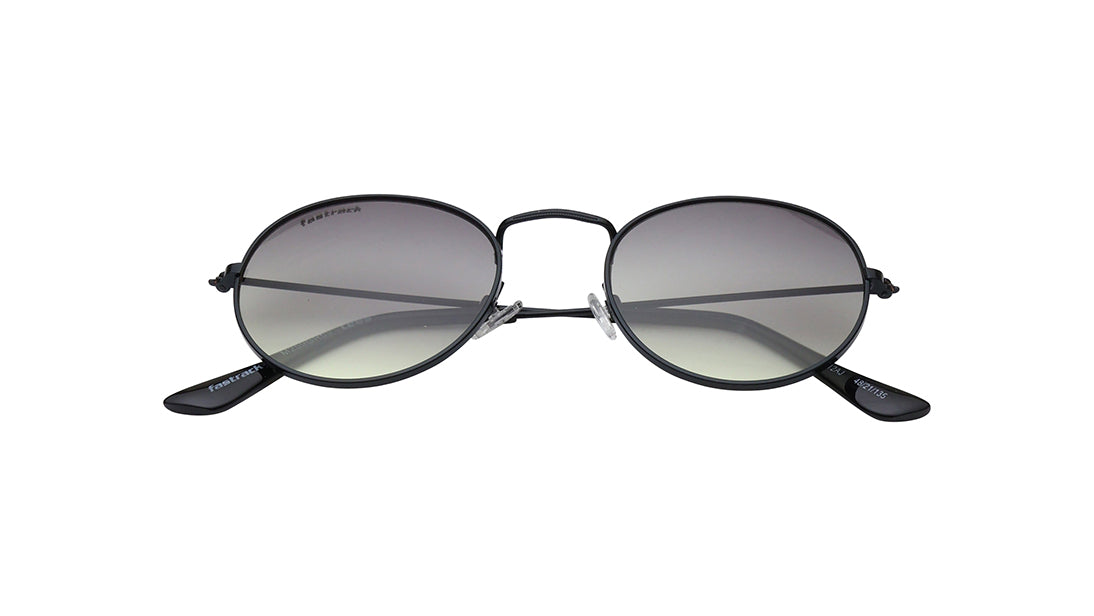 Black Round Rimmed Sunglasses From Fastrack(M259GR5)