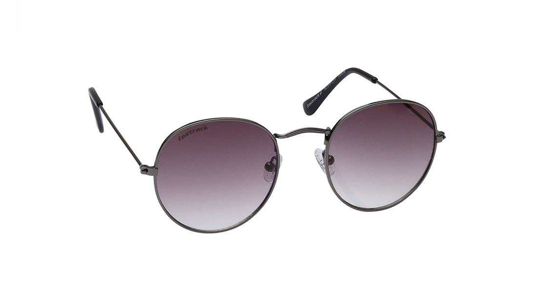 Grey Round Rimmed Sunglasses From Fastrack(M259PL9)