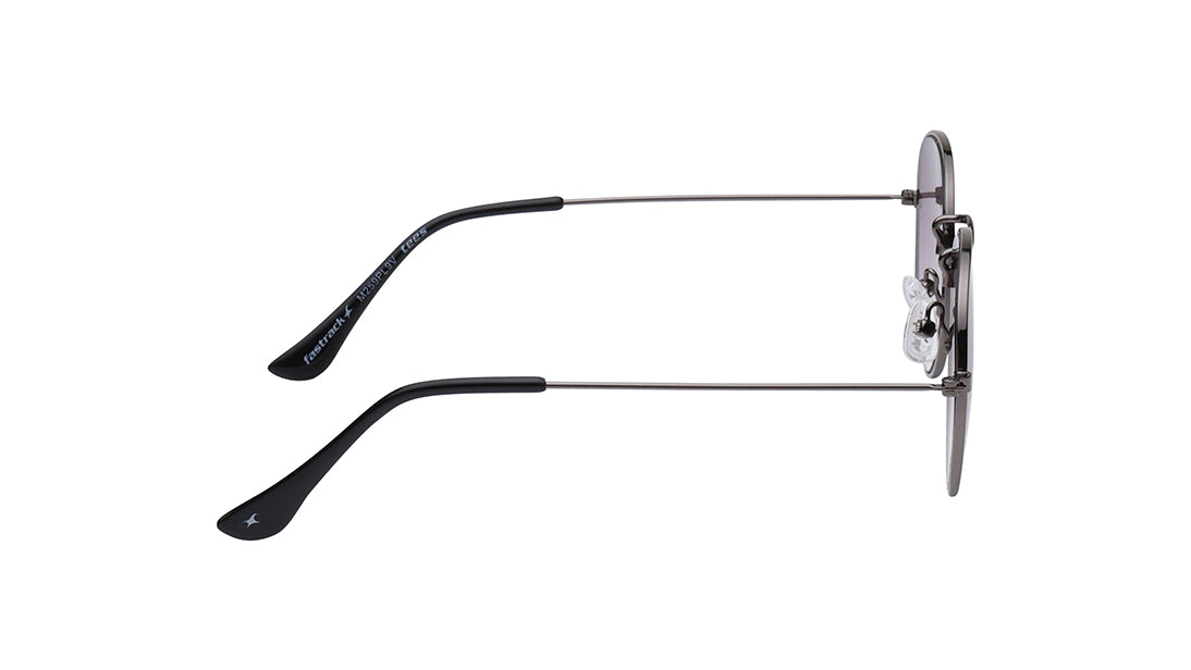 Grey Round Rimmed Sunglasses From Fastrack(M259PL9)
