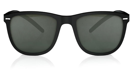 Black Wayfarer Men Sunglasses (P365GR3P|53)
