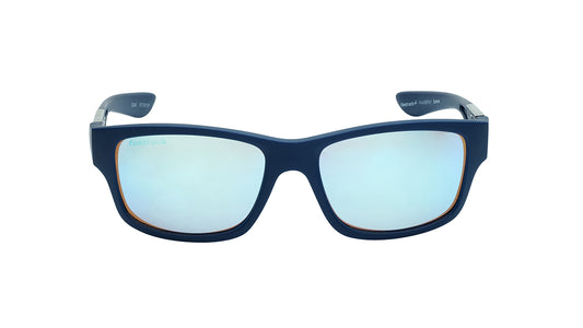 Brown and Blue Square Rimmed Sunglasses From Fastrack (P448BR8)