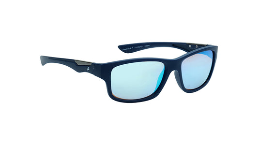 Brown and Blue Square Rimmed Sunglasses From Fastrack (P448BR8)