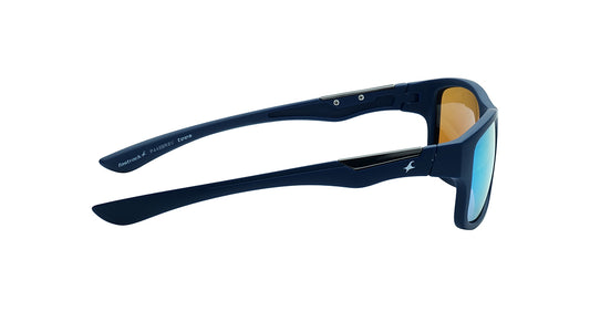 Brown and Blue Square Rimmed Sunglasses From Fastrack (P448BR8)