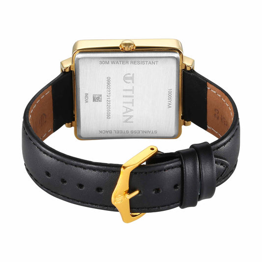 Titan Karishma Silver Dial Watch for Men (10005YL01)