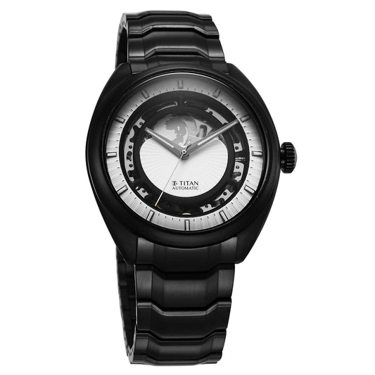 Titan Stellar 2.0 Strap Material Stainless steel Dial Colour White 10011NM02