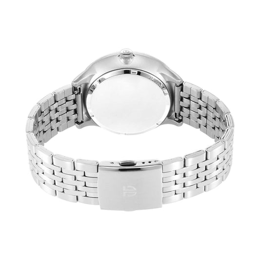 Titan Timeless Treasures Quartz Alog with Date Pink Dial With Silver Color Stainless Steel Strap Watch For Men (10023SM01)