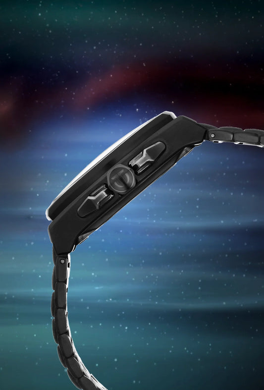 ساعة تيتان ستيلار أورورا كايلوم صن مون ديسك الأوتوماتيكية