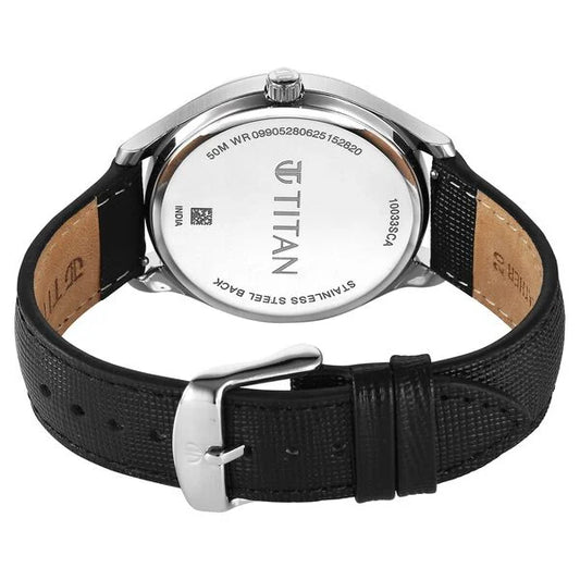 Titan Classique Yellow Dial Interchangeable Straps Analog Watch for Men