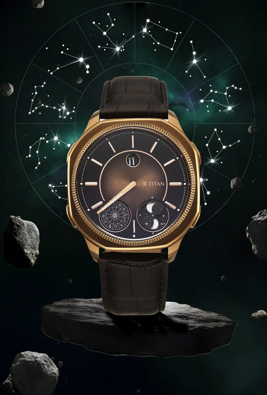 Titan Stellar Jumping Hour Micromotors Dual Moonphase Watch