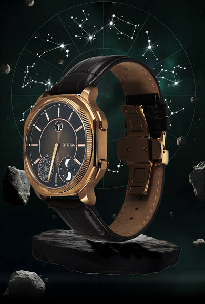 Titan Stellar Jumping Hour Micromotors Dual Moonphase Watch