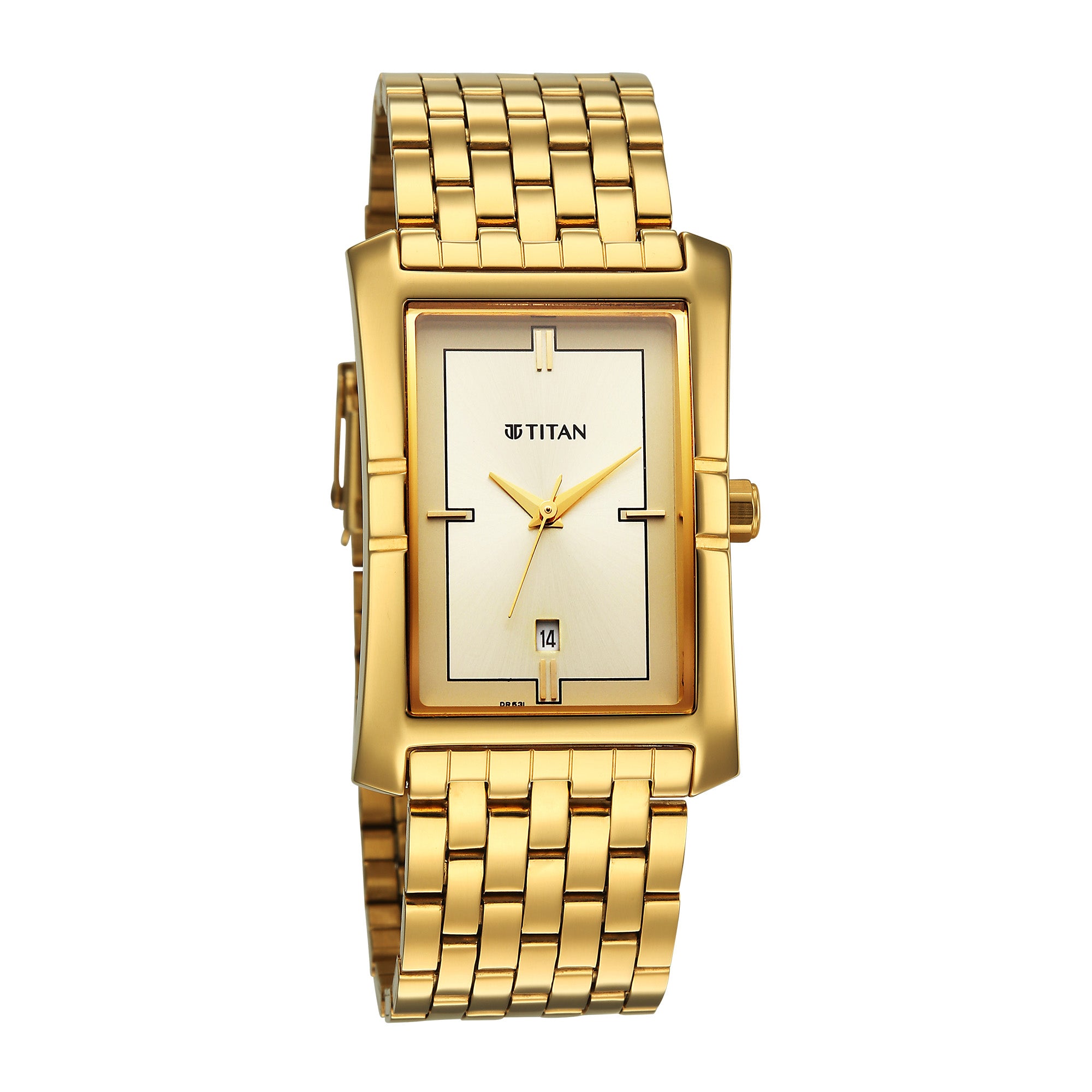 Titan Gold Special Dial Stainless Steel Analog Watch for Men 10062YM01