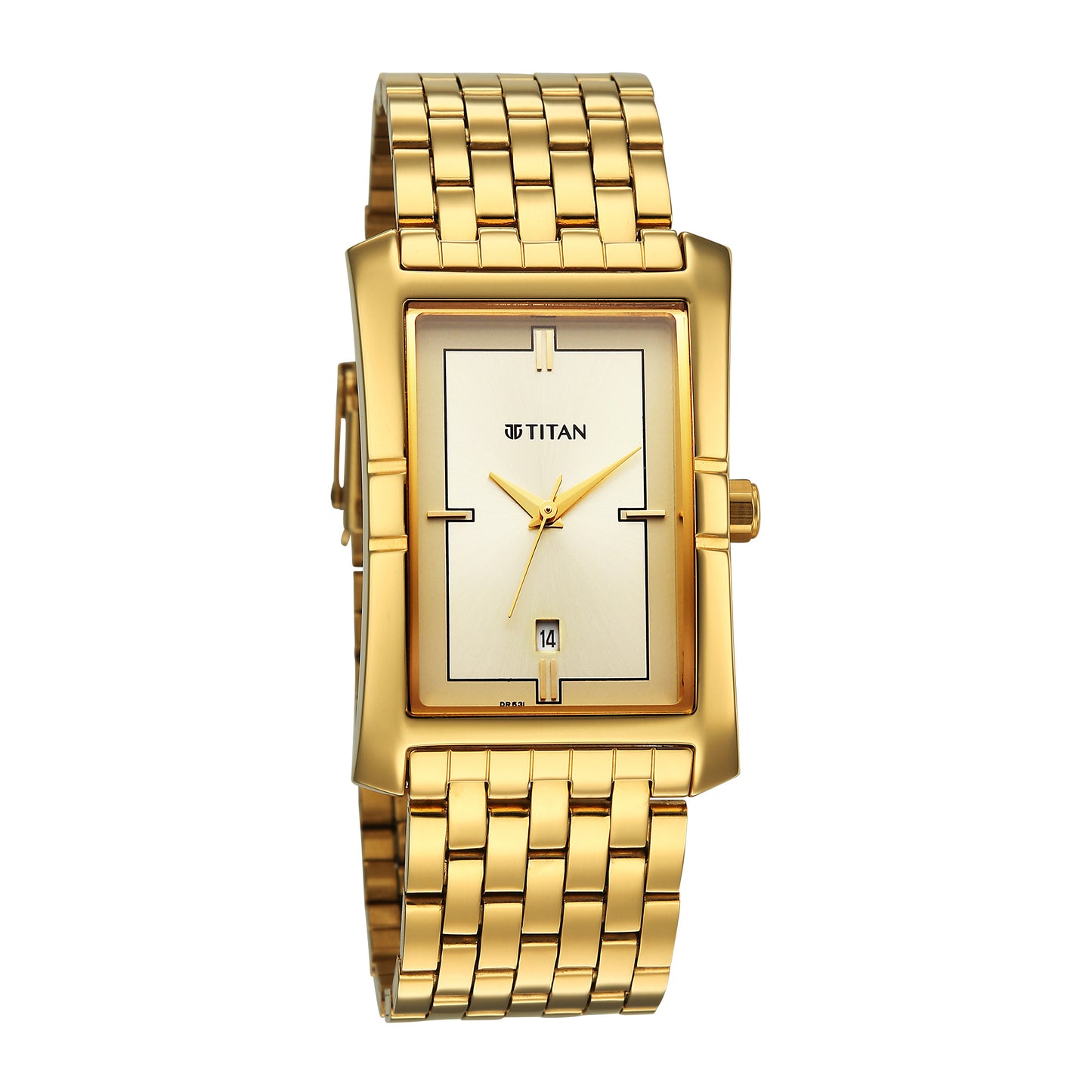 Titan Gold Special Dial Stainless Steel Analog Watch for Men 10062YM01