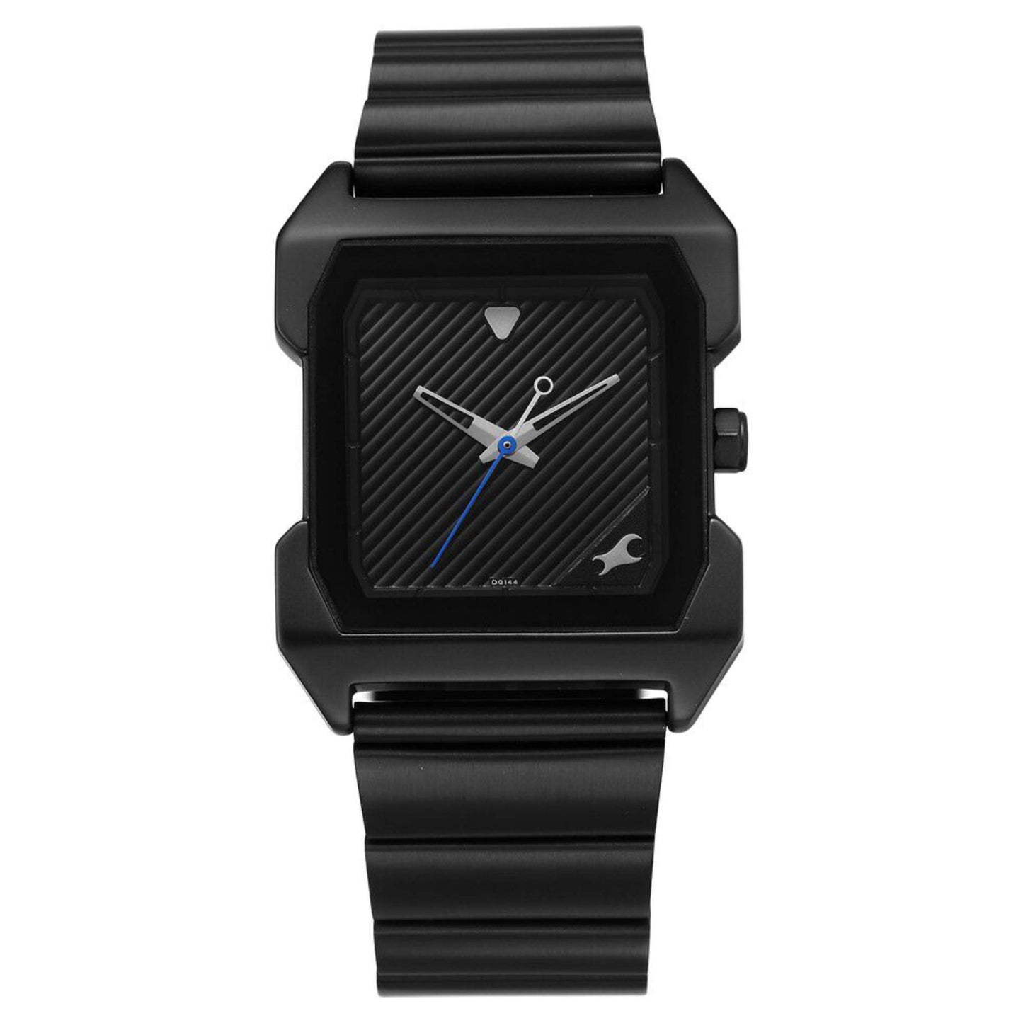Fastrack Pulse Quartz Analog Black Dial With Black Stainless steel Strap Watch for Guys