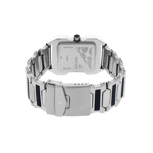 Fastrack Silver Special Dial Metal Strap Analog Watch for Men