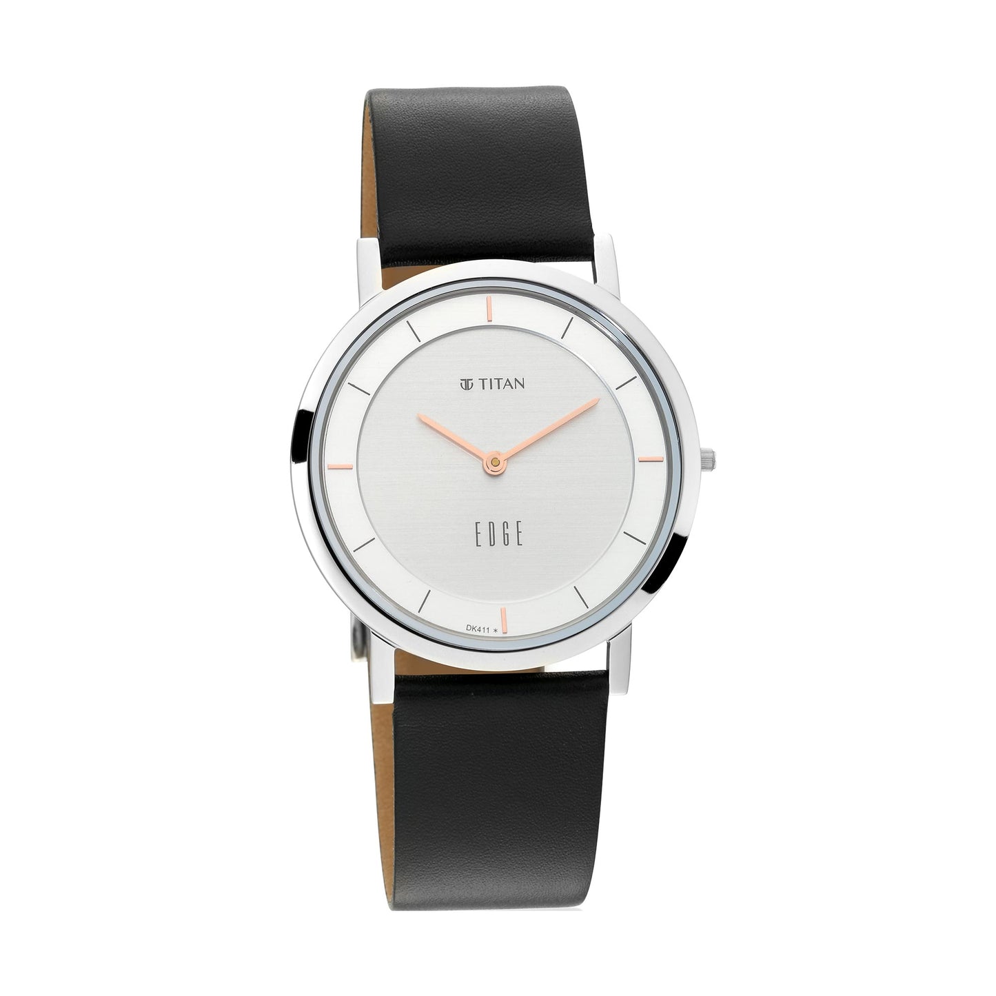 Edge watch with Silver white dial with Rosegold highlights (1595SL06)