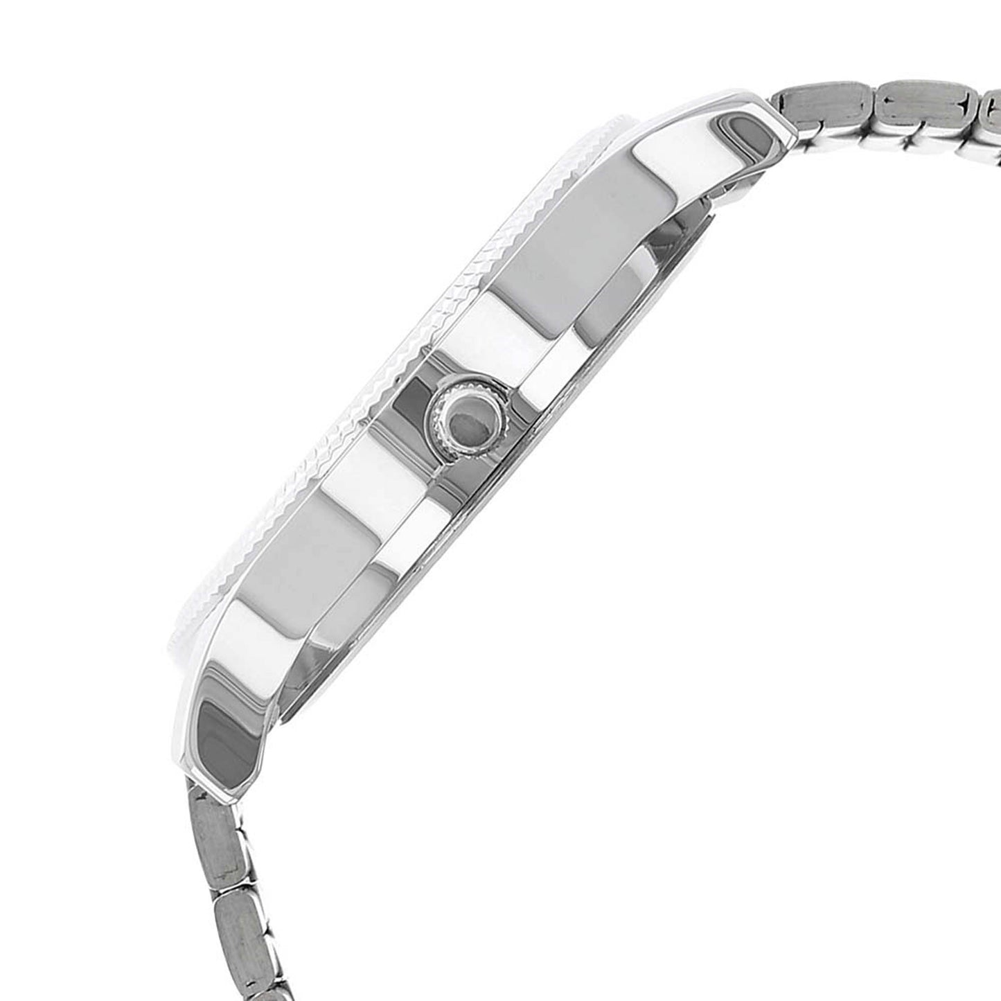 Titan White Dial Alog Watch for Men (1650BM01)