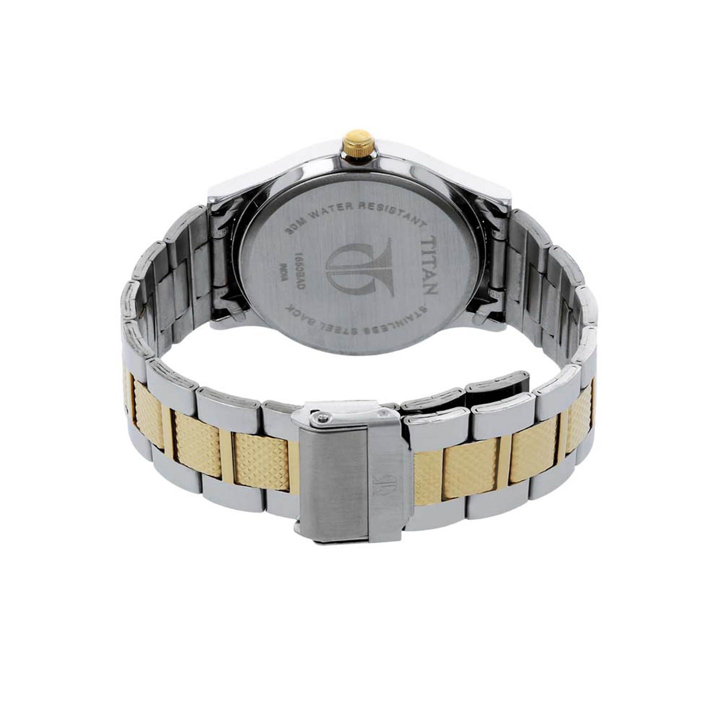 Titan Silver Dial Alog Watch for Men (1650BM03)