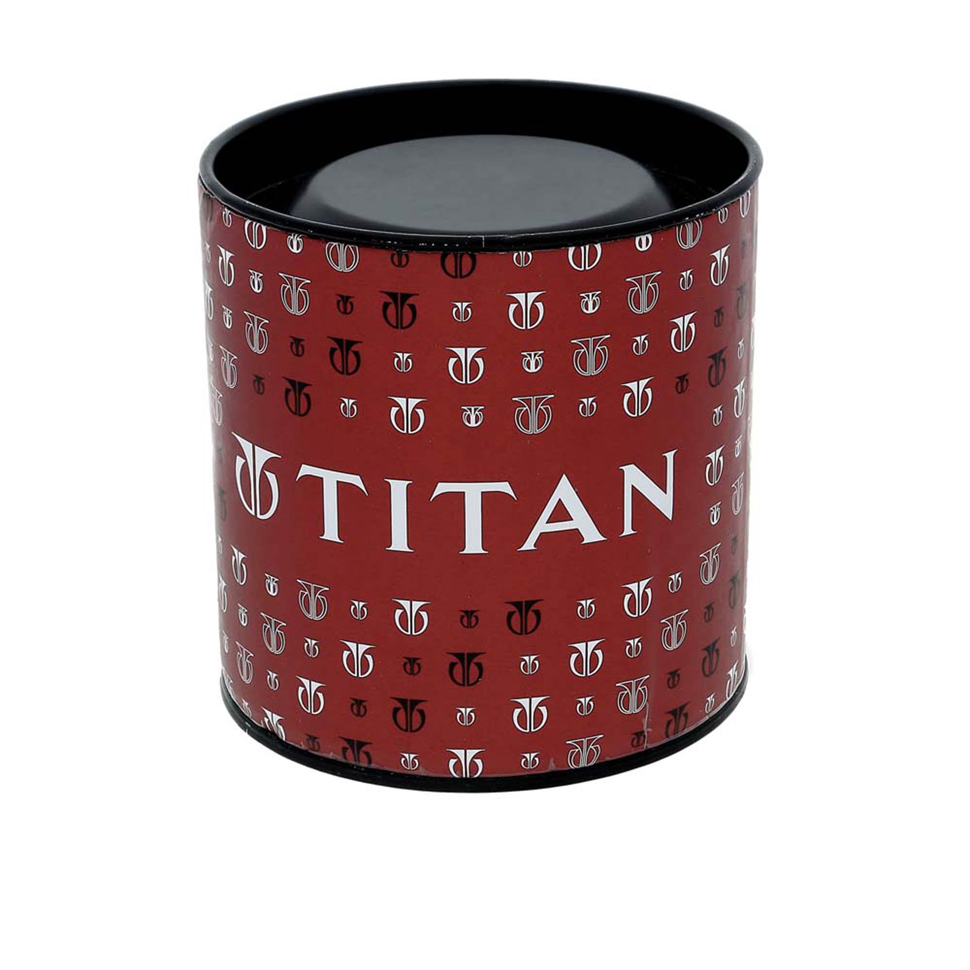 Titan Silver Dial Alog Watch for Men (1650YM05)