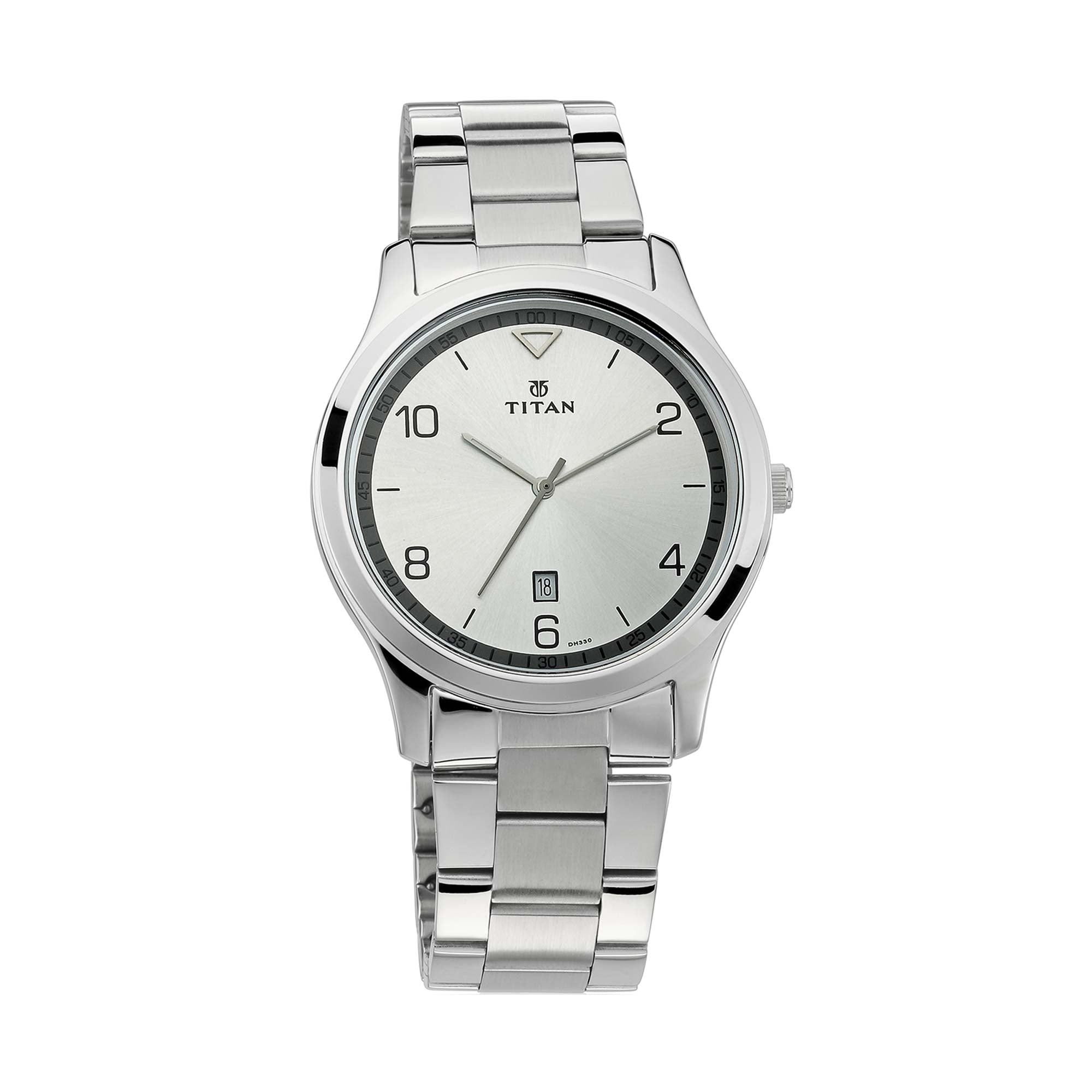 Titan Neo White Dial Alog Watch for Men (1770SM01)