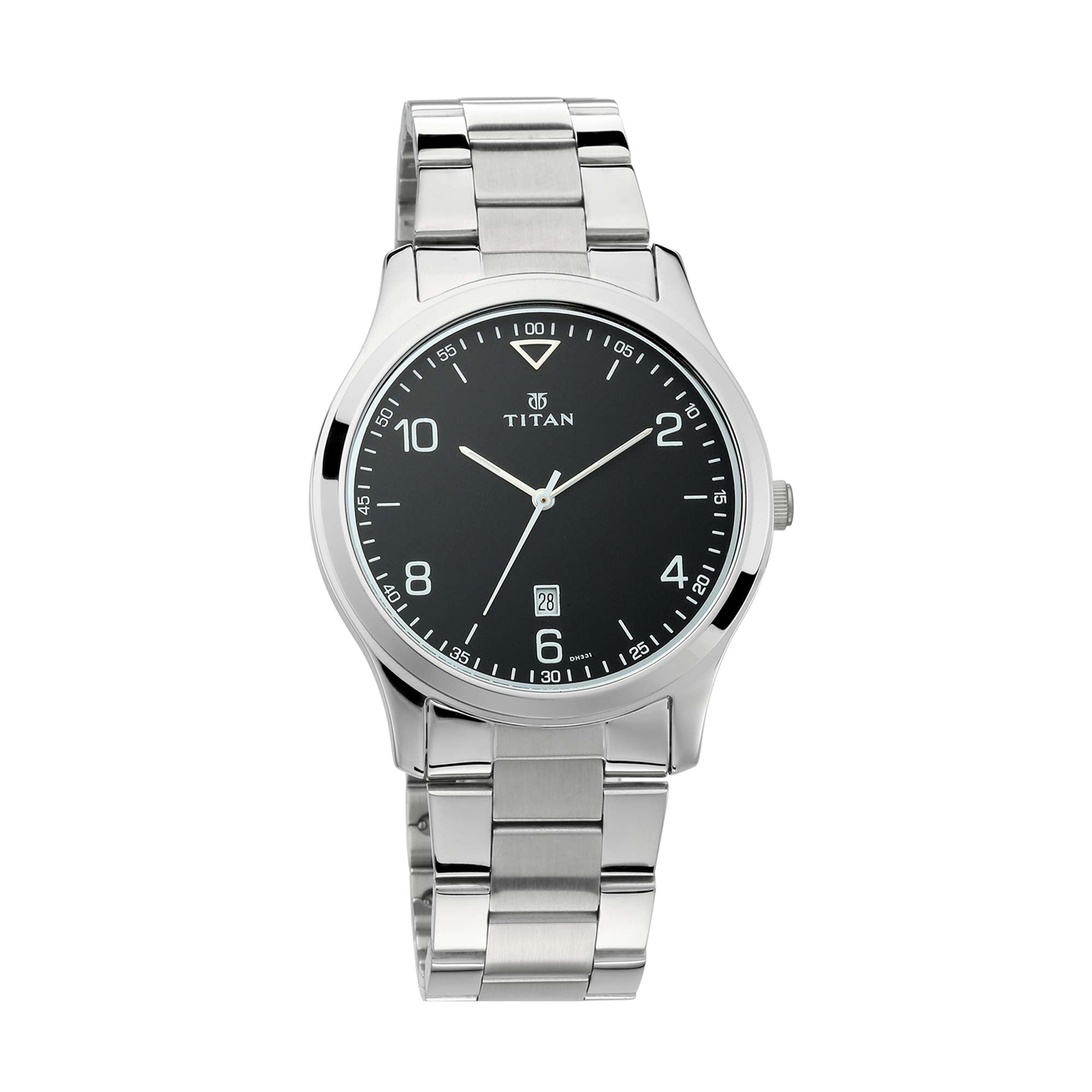 Titan Neo Black Dial Alog Watch for Men (1770SM02)