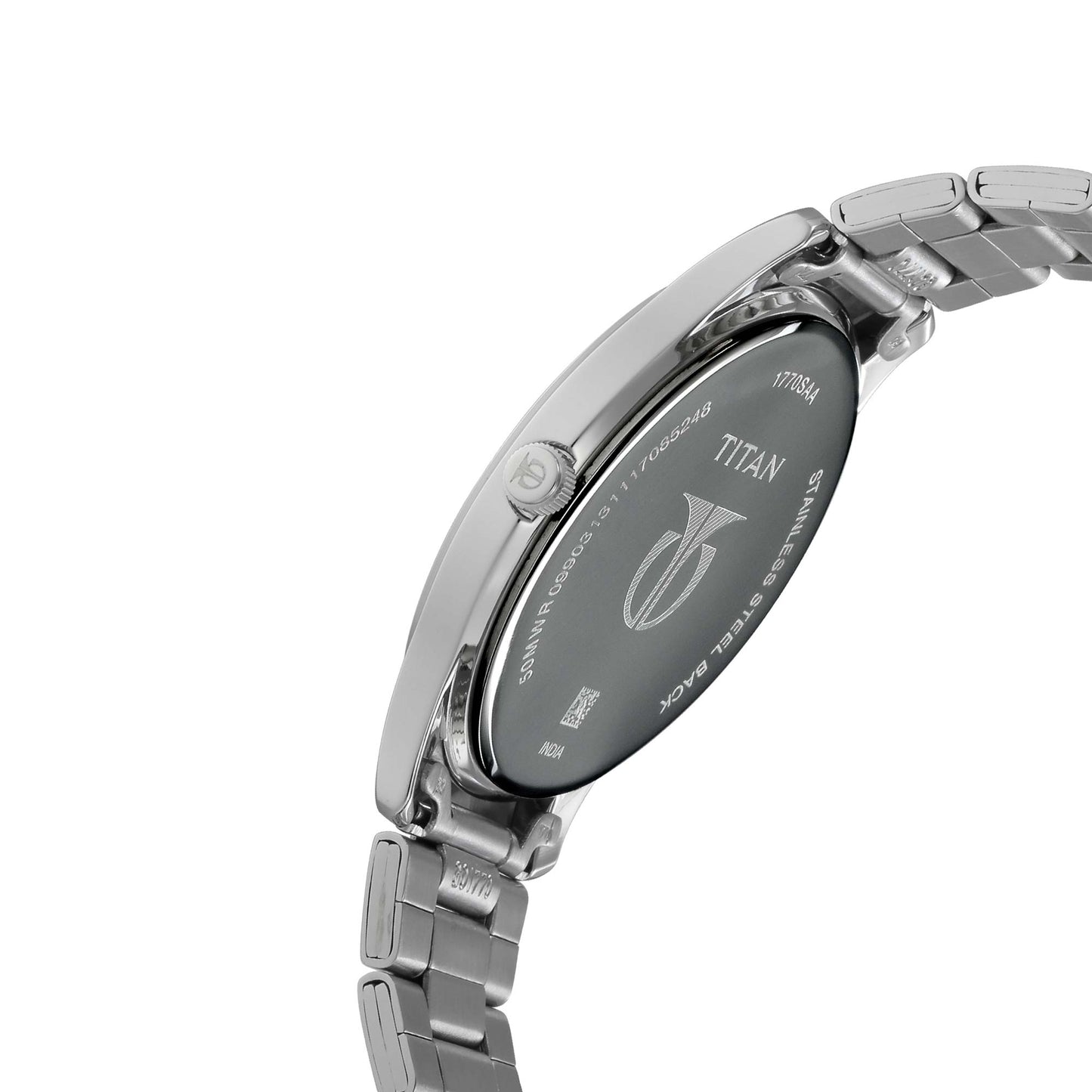 Titan Neo Black Dial Alog Watch for Men (1770SM02)