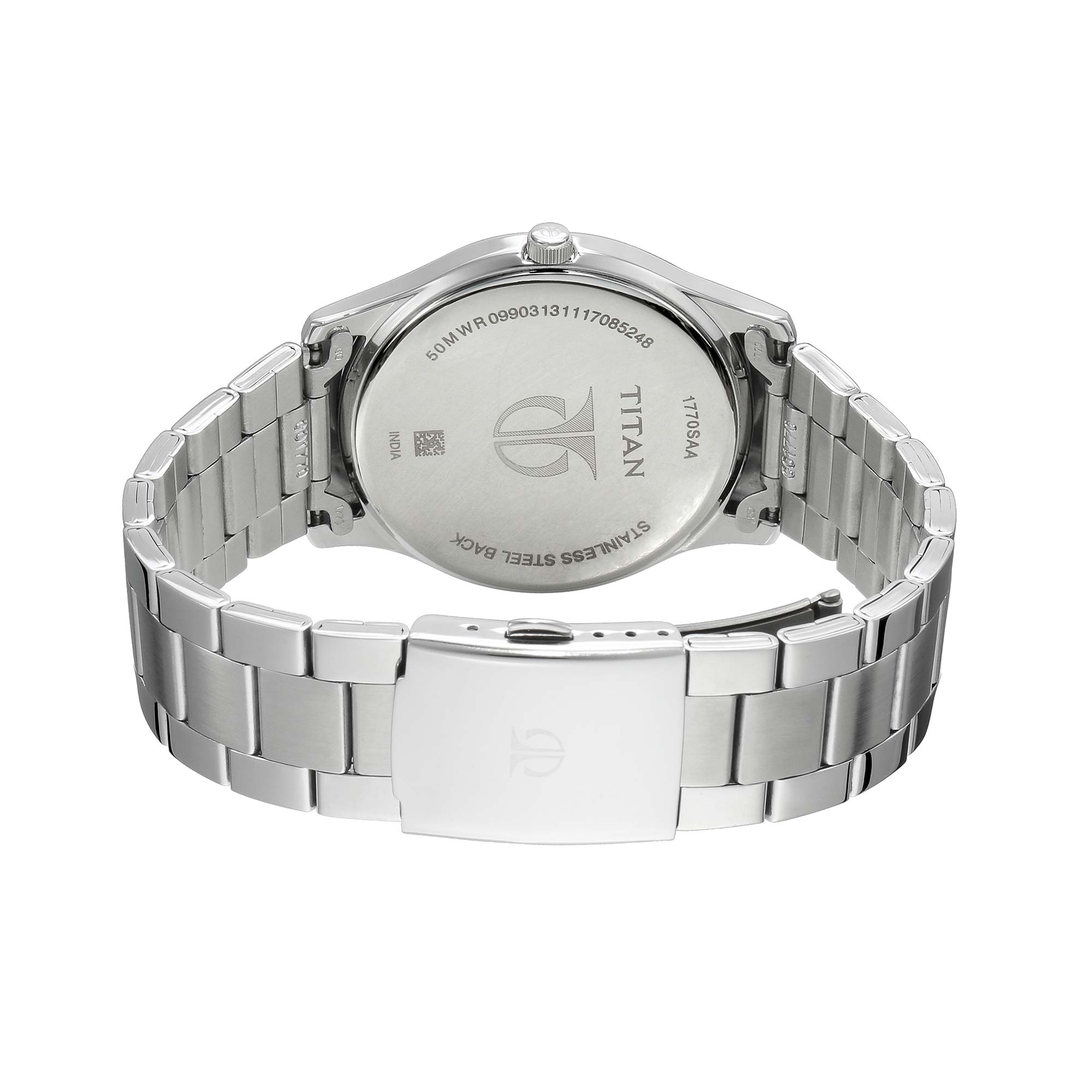 Titan Neo Black Dial Alog Watch for Men (1770SM02)