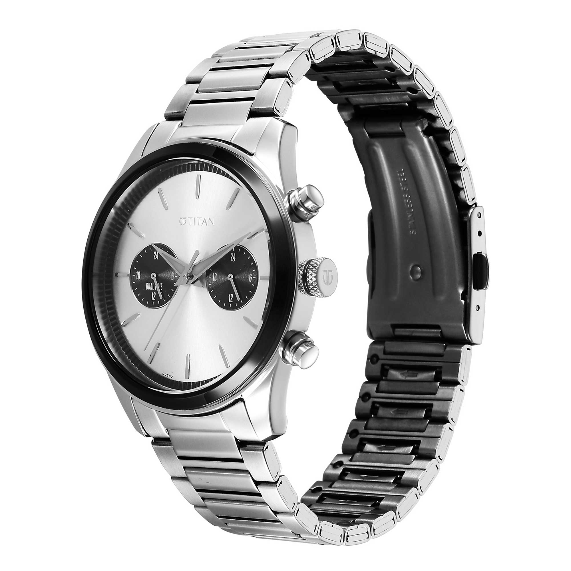 Titan Men Stainless Steel Round Shape Watches(1805KM13) (Copy)
