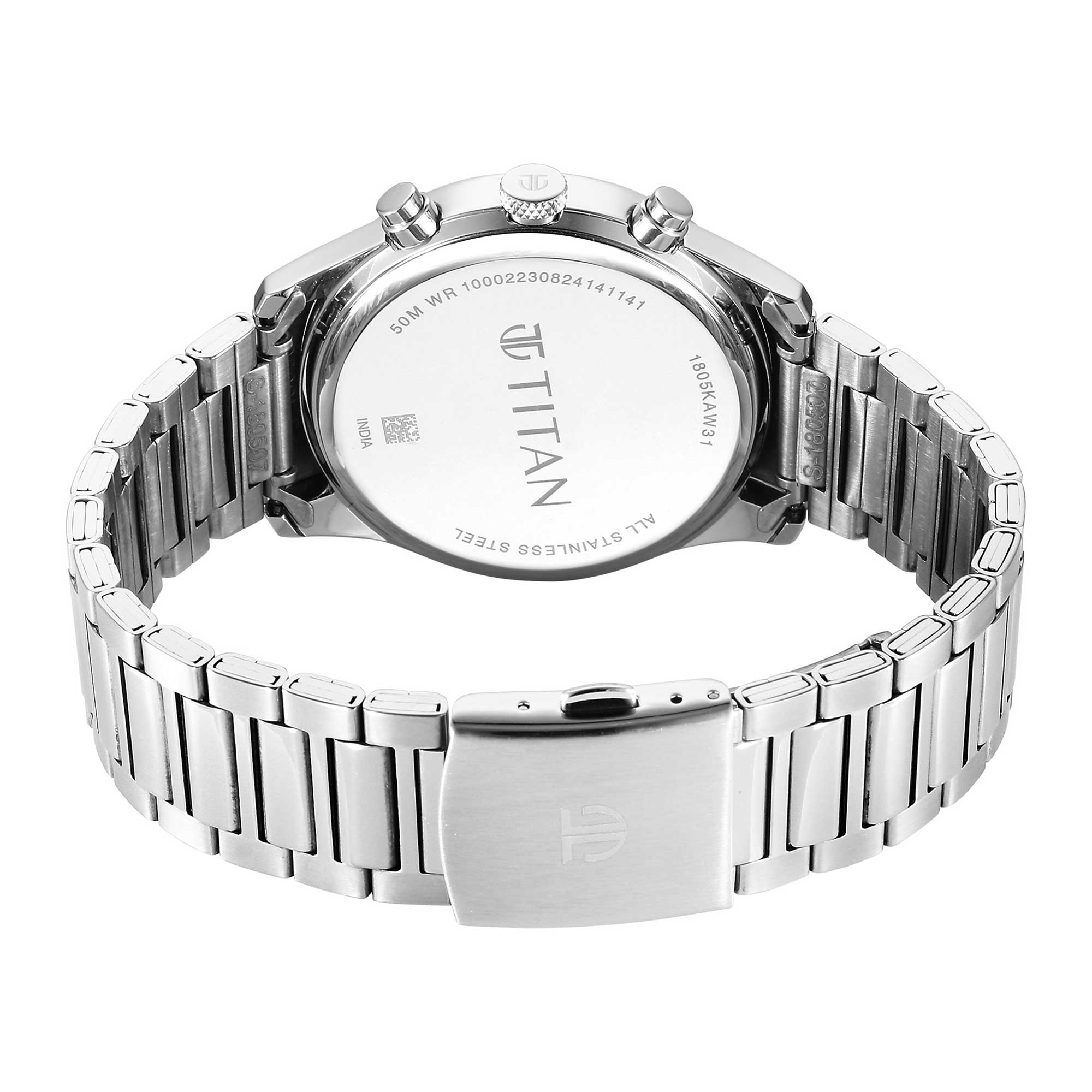 Titan Men Stainless Steel Round Shape Watches(1805KM13) (Copy)