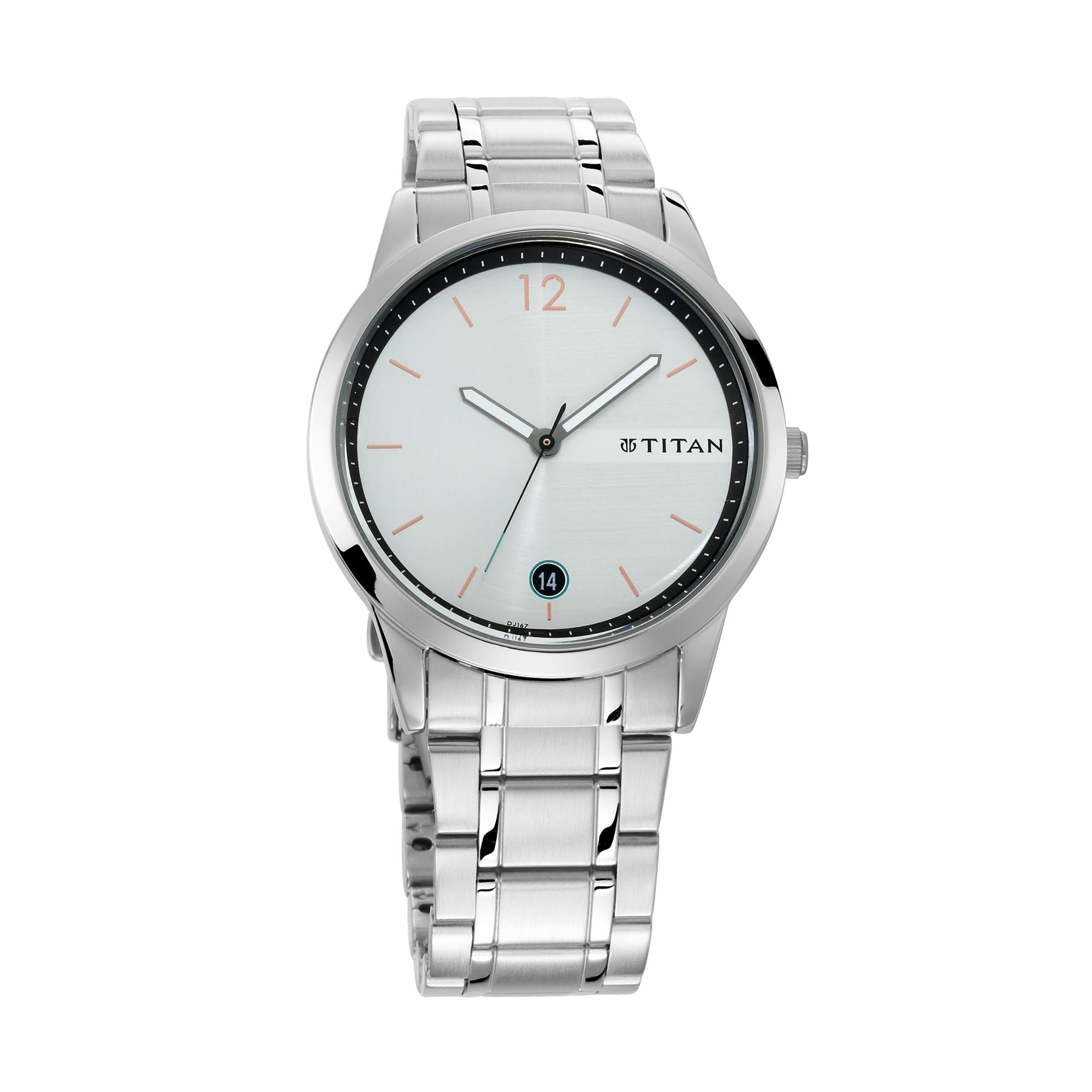 Workwear Watch with White Dial & Stainless Steel Strap (1806SM01)