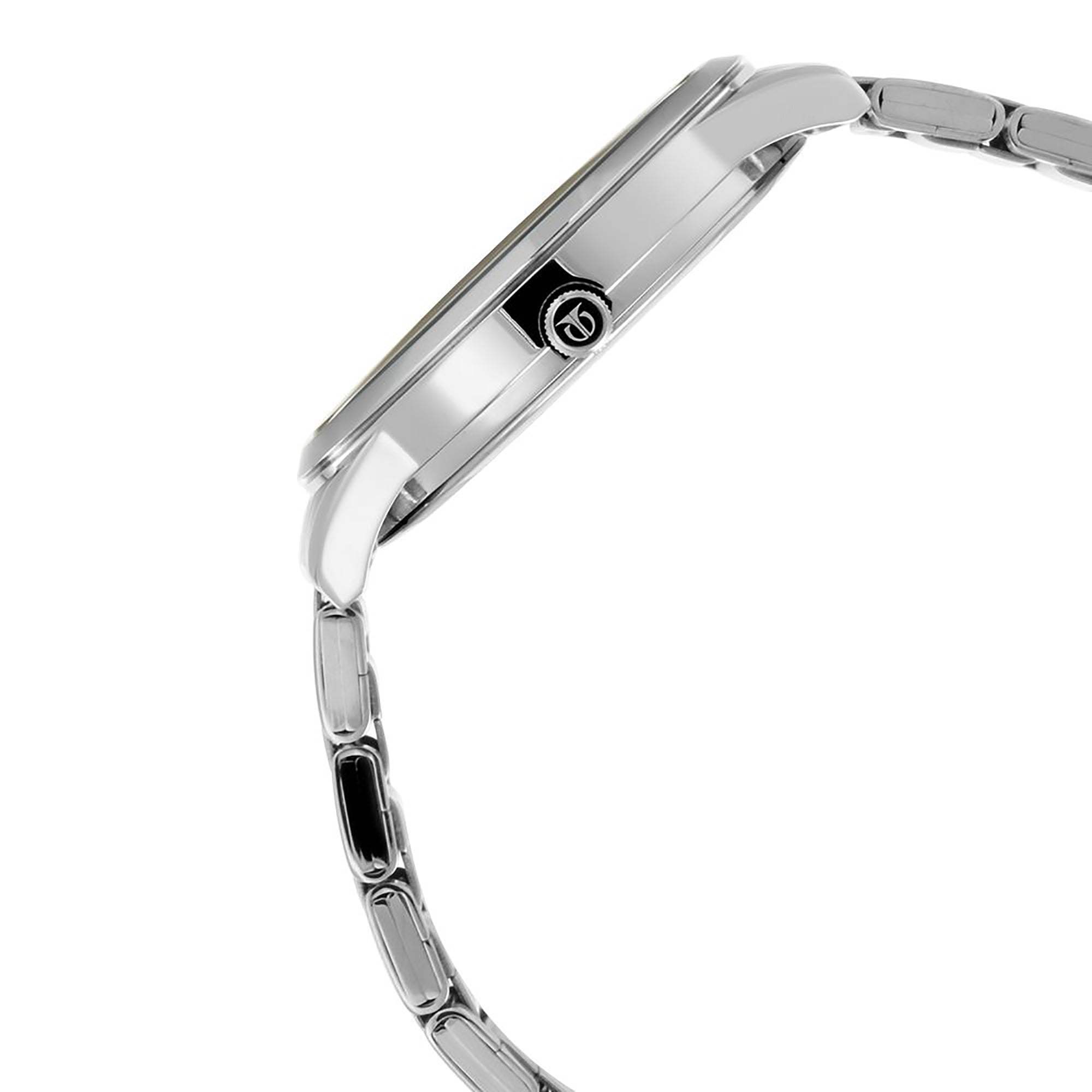Workwear Watch with White Dial & Stainless Steel Strap (1806SM01)