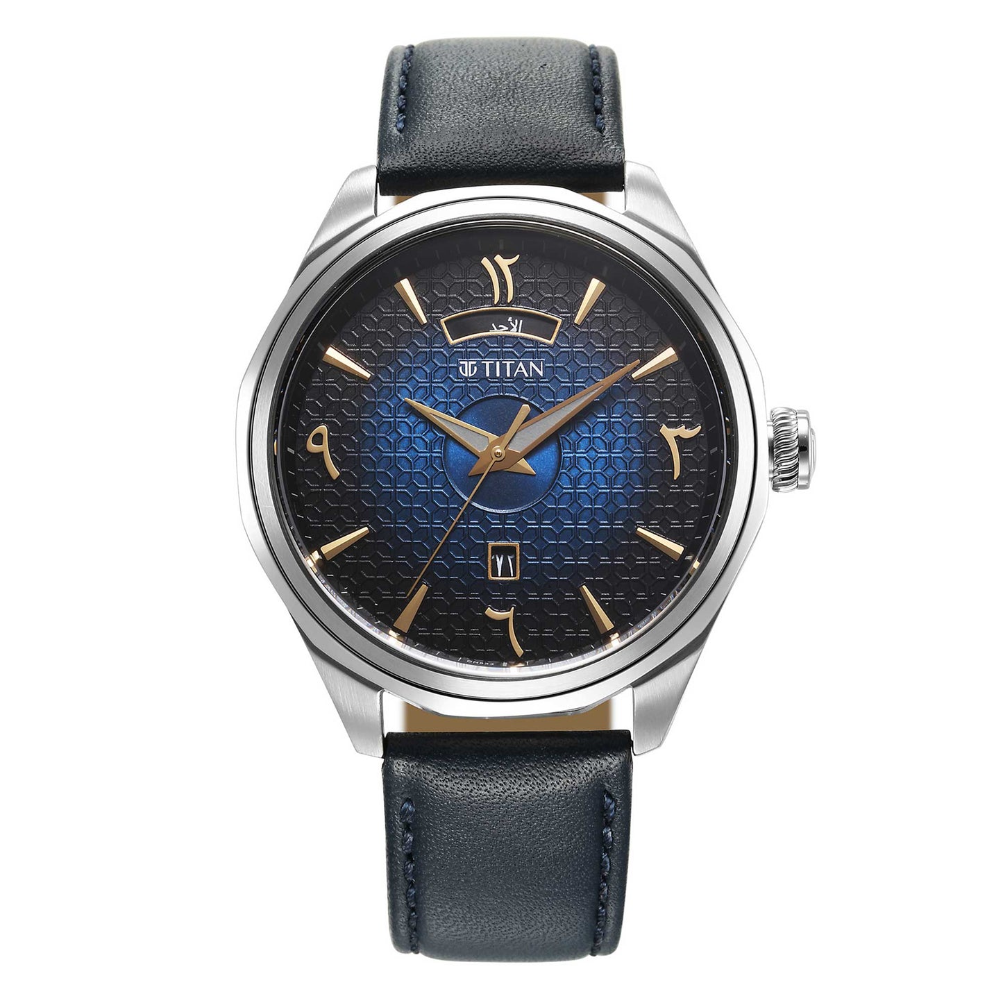 Titan Gents Brass Blue Strap watch (1829SL02)