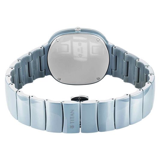Titan Edge Squircle Tropical Case Material Ceramic ShapeSquircle Men Watch (1841QC07)