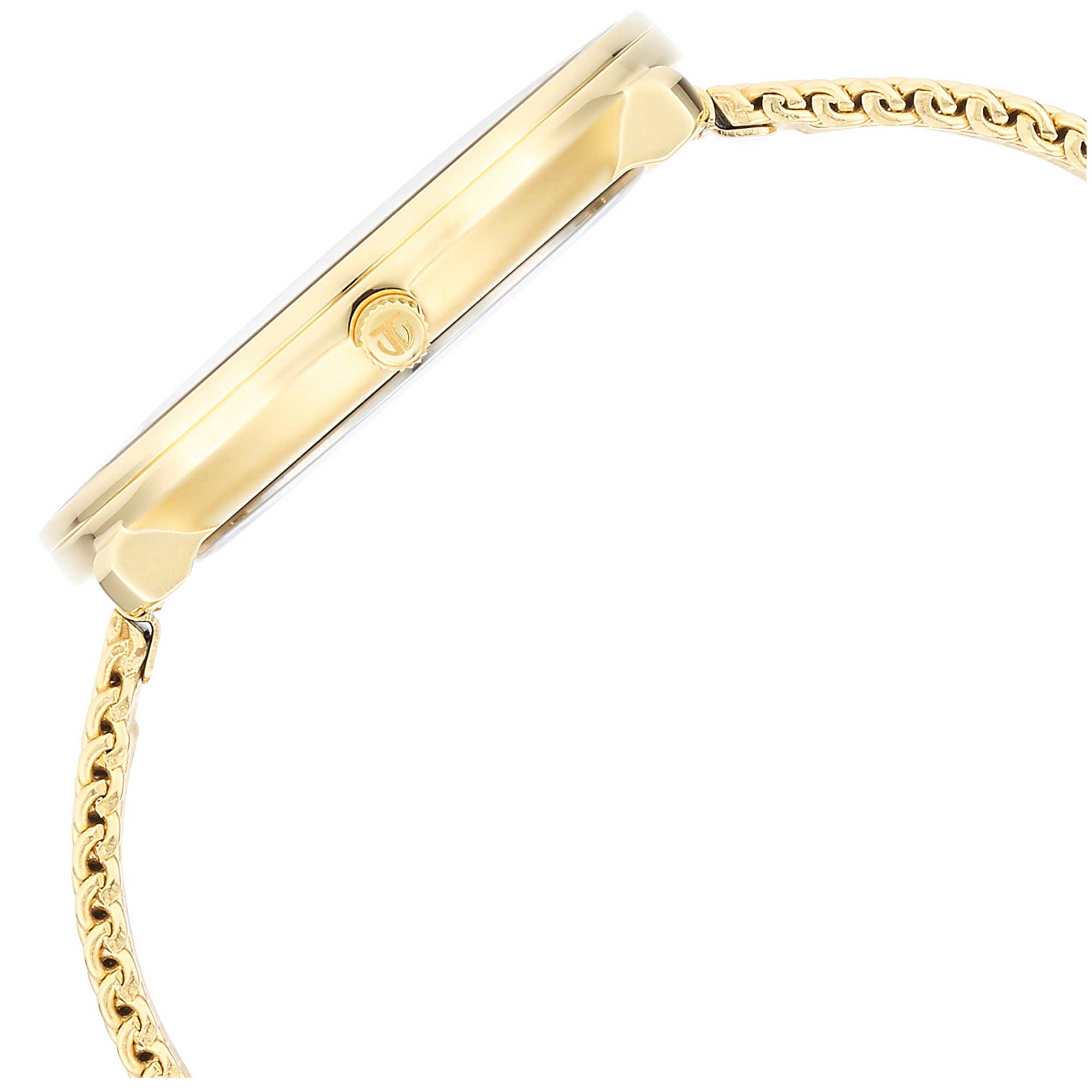 Titan White Dial Golden Metal Strap Analog with Date Watch for Men