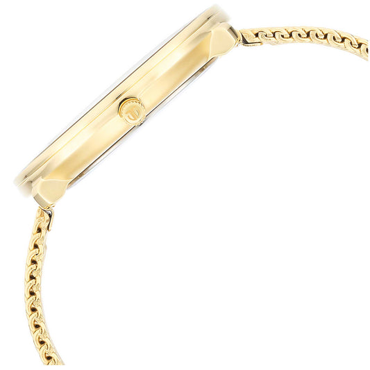 Titan White Dial Golden Metal Strap Analog with Date Watch for Men