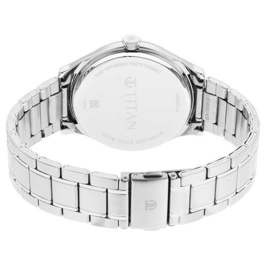 Workwear Blue Dial Stainless Steel Strap Watch (1865SM01)