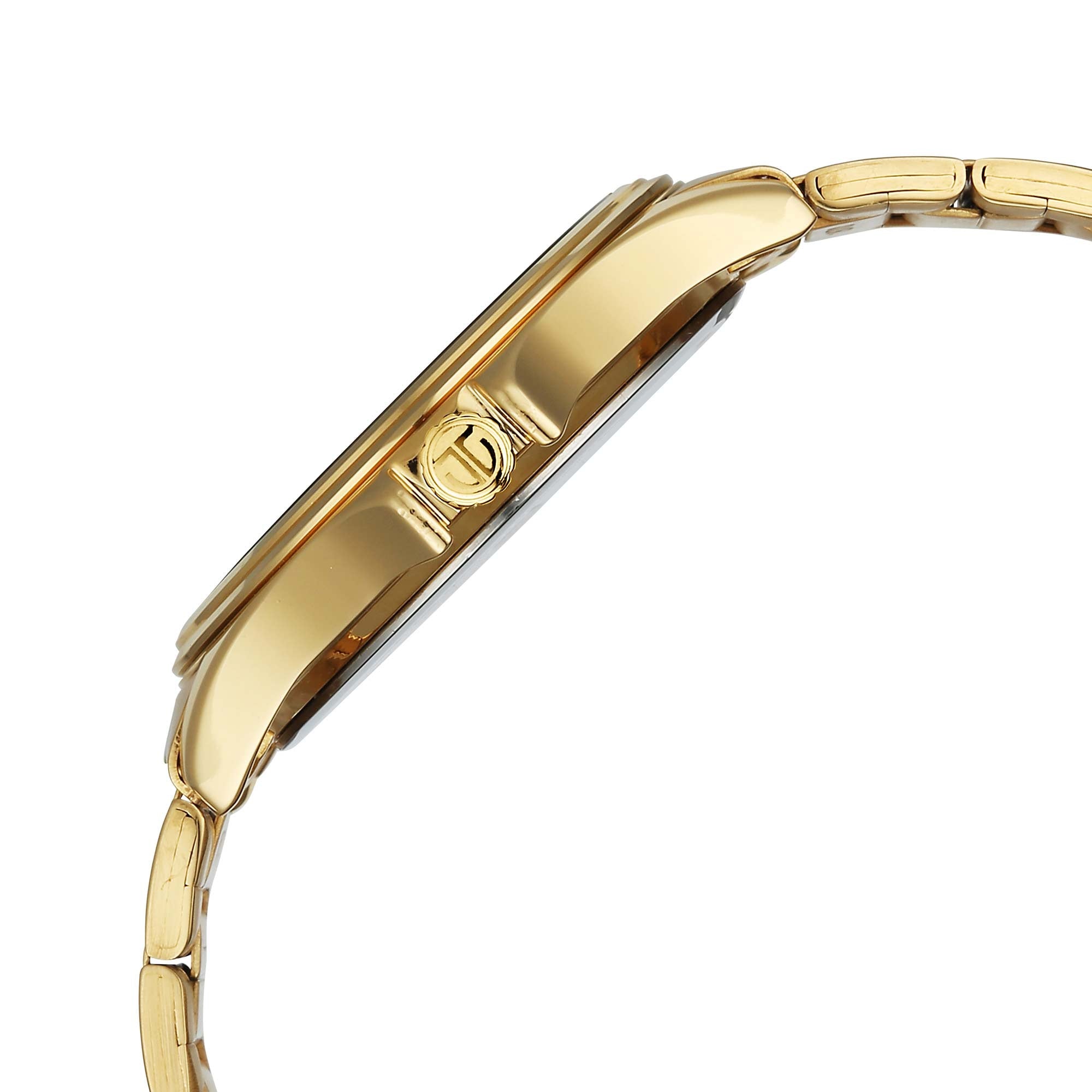 Titan Neo Arabic Quartz Green Dial Gold Strap Watch For Gents