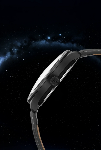 ساعة تيتان ستيلر إيرث ديسك ذات مينا رمادي