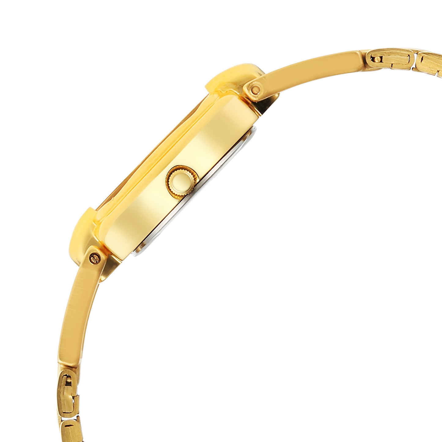 Titan Karishma Gold Dial Stainless Steel Strap Analog Watch For Women