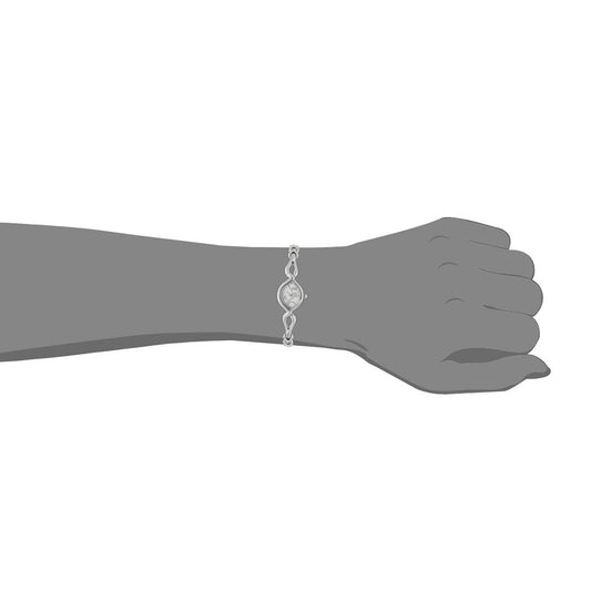 Titan Silver Dial Alog Watch for Women (2455SM01)