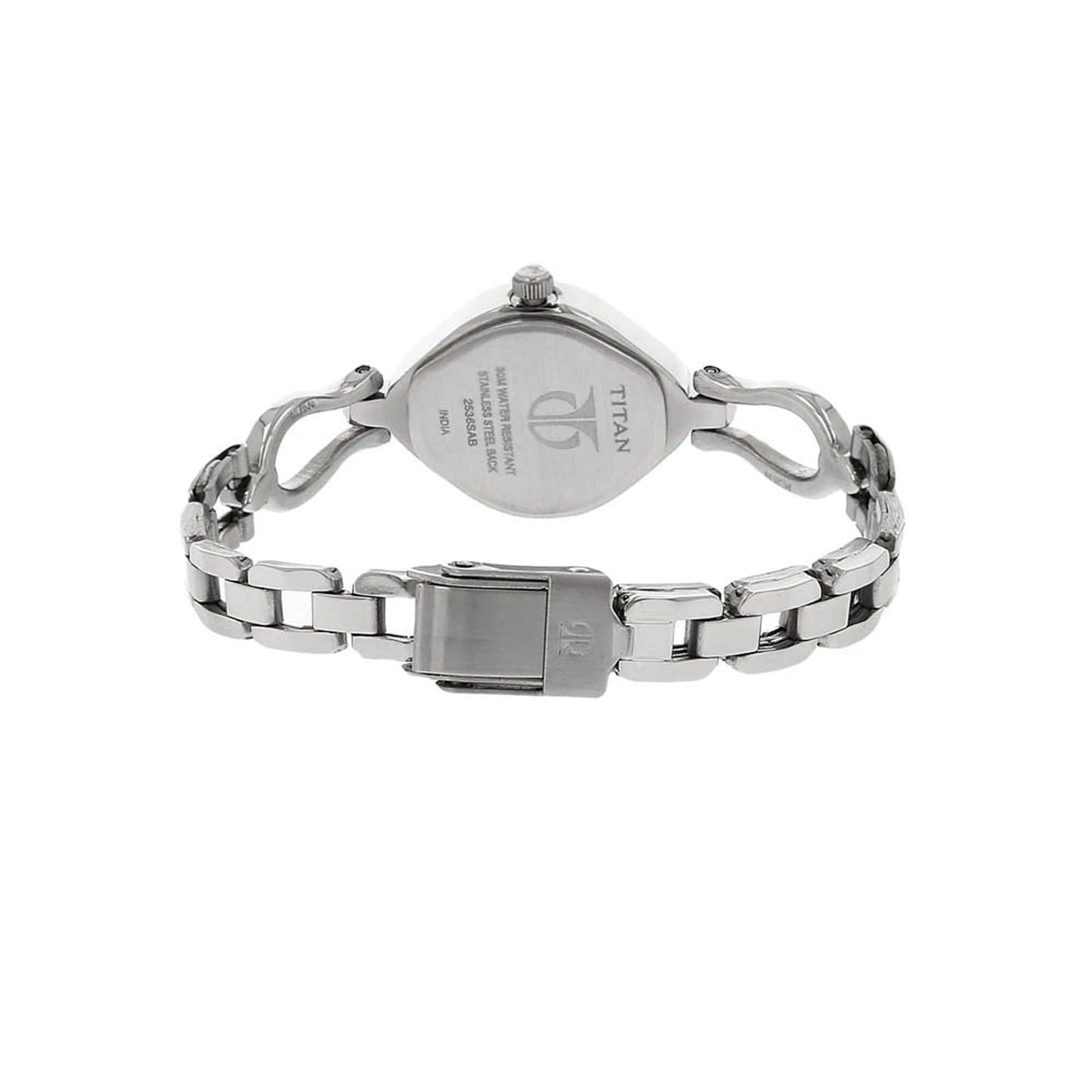 Titan Silver Special Dial Metal Strap Analog Watch for Women