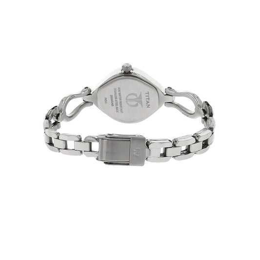Titan Silver Special Dial Metal Strap Analog Watch for Women
