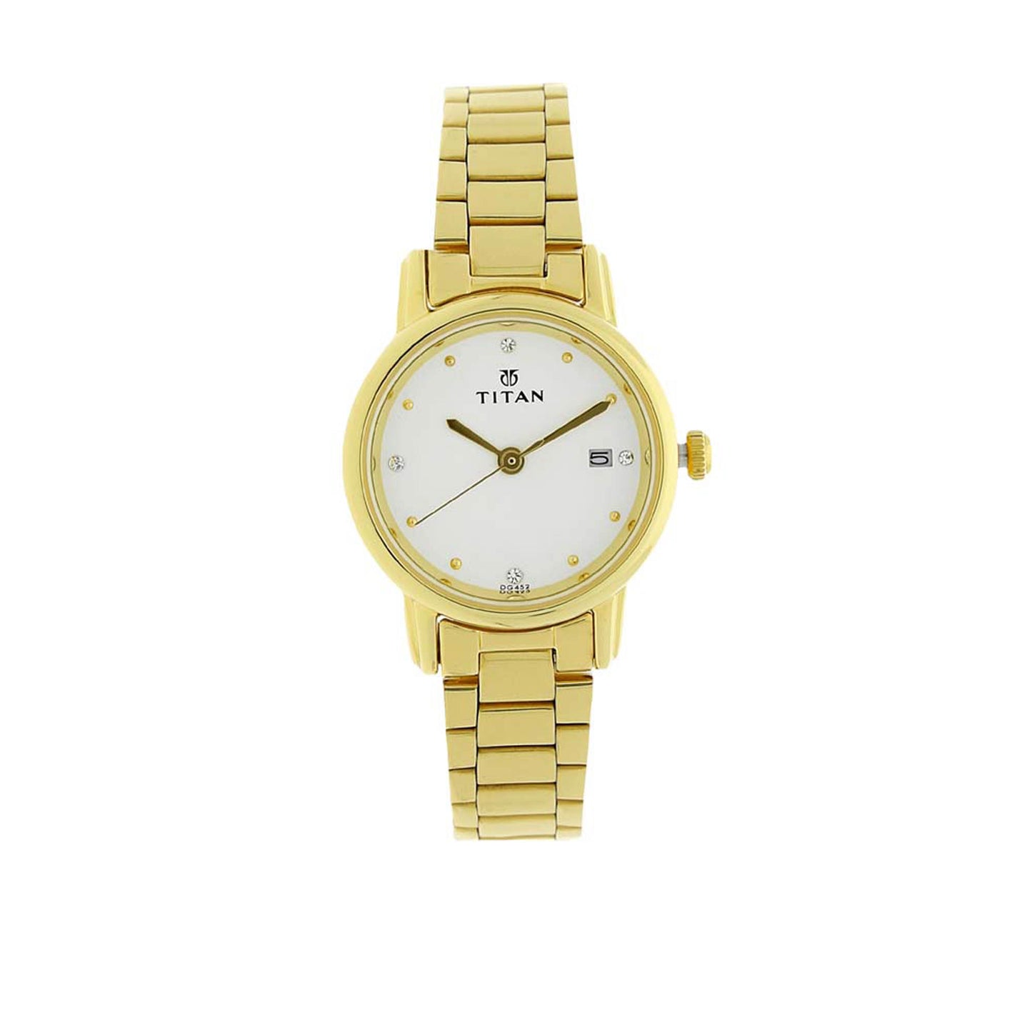 Titan Stainless Steel Strap Watch for Women (2572YM01)