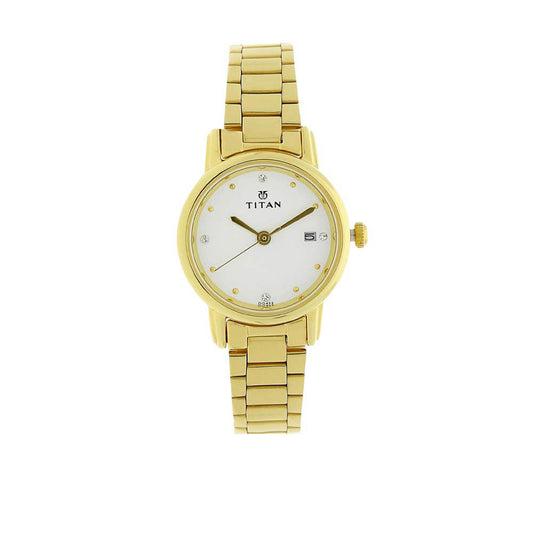 Titan Stainless Steel Strap Watch for Women (2572YM01)