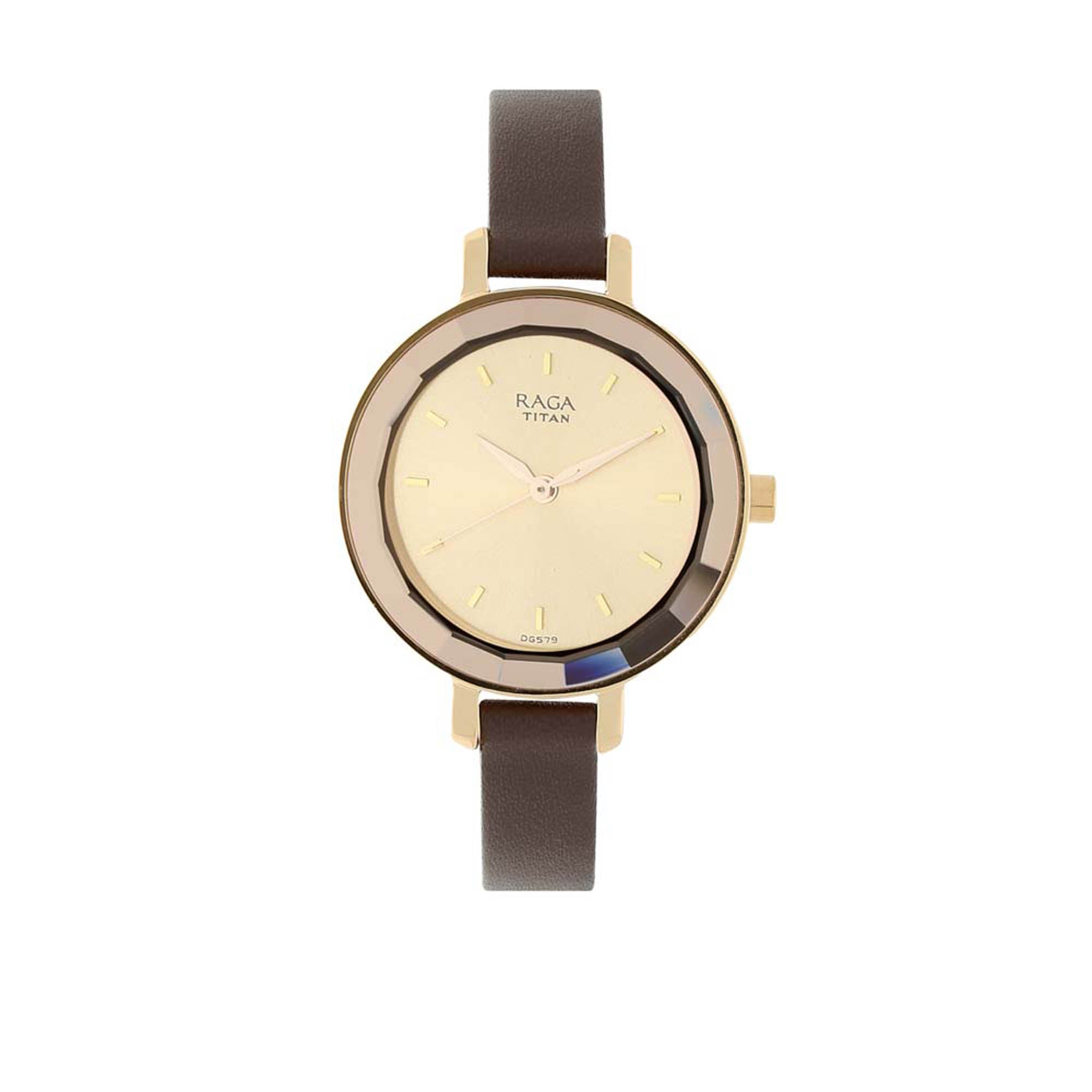 Titan Raga Viva Rose Gold Dial Alog Watch for Women (2575WL01)