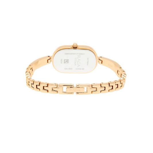 Titan Raga Viva Rose Gold Dial Alog Watch for Women (2577WM01)